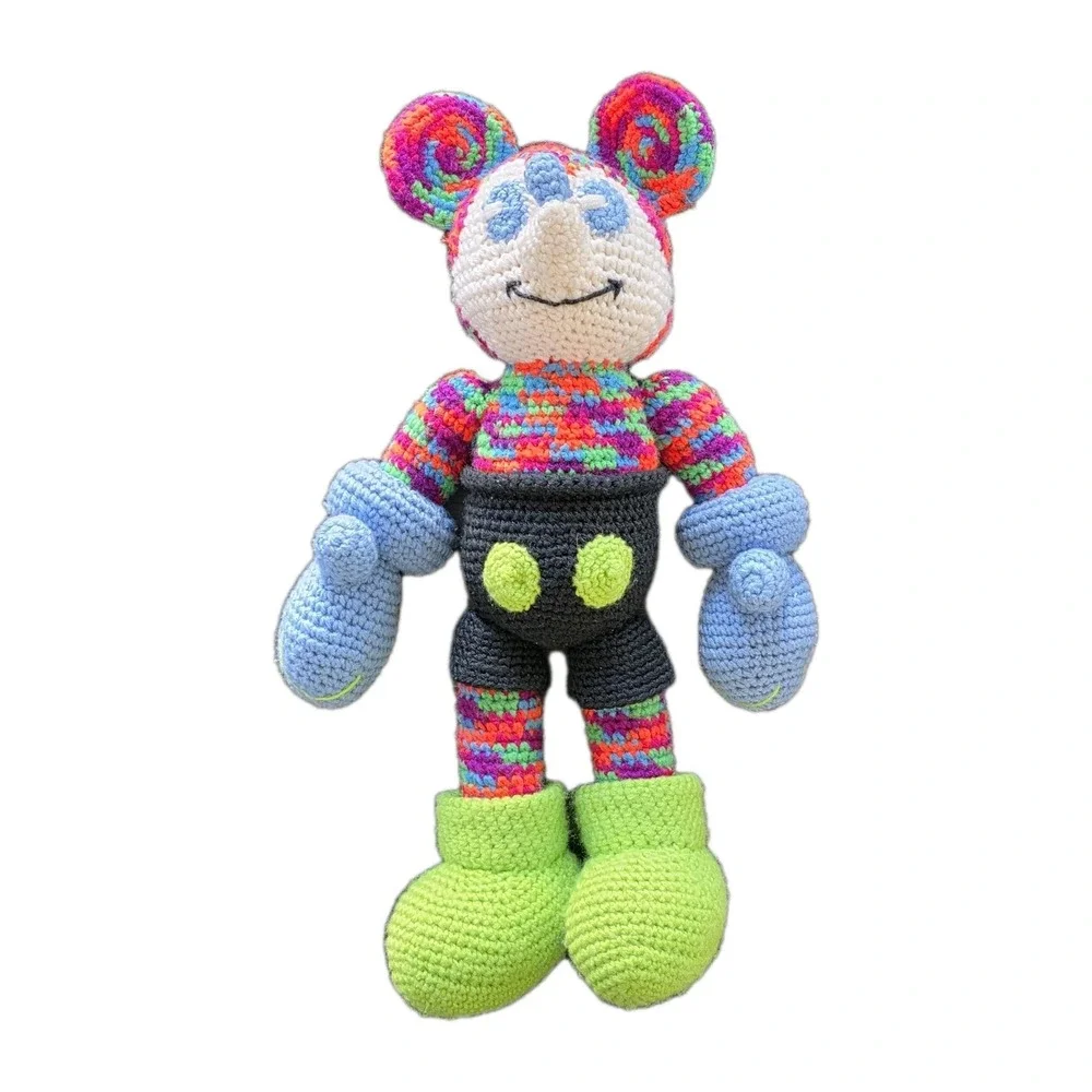 Hand Crocheted Mickey‎ Mouse Multicolor 18